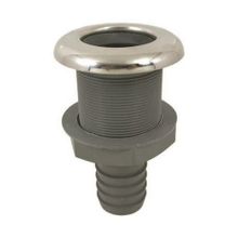 Lalizas 11/2" Krom Flanşlı Hortum Uçlu 38 mm Sintine Çıkışı
