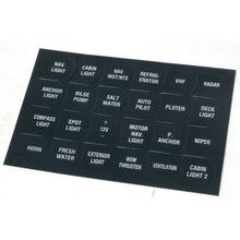 Lalizas 24 Parça Switch Paneller Sticker Seti