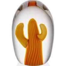 La'Medore Cactus 8x8x13 cm Orange Glass Decor