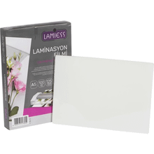 Lamiess A-5 154 x 216 mm 100'lü 80 Mıc. Mat Polyester Laminasyon Filmi
