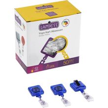 Lamiess Lms 363 50'li Şeffaf Lacivert Kare Yoyo