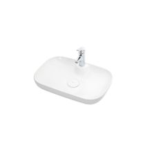 Lapino Premium Class 70 cm Tezgah Üstü Beyaz Lavabo