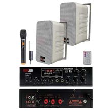 Lastvoice Black Large Plus Paket-1 Hoparlör ve Amfi Anons Ses Sistemi Seti