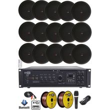 Lastvoice Black Maxx Paket-7 Tavan Hoparlörü+6 Bölgeli Anfi Ses Sistemi Paketi