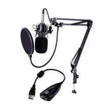 Lastvoice BM800 Stand + Serskartı + Stüdyo Mikrofonu