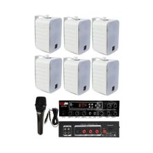 Lastvoice Large Paket-5 Hoparlör ve Anfi Anons Ses Sistemi Seti