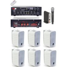 Lastvoice Large Plus Paket-5 Hoparlör ve Anfi Anons Ses Sistemi Seti
