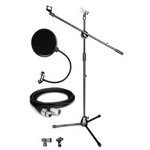 Lastvoice MS06 Shock Mount Pop Filter Mikrofon Standı