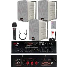 Lastvoice Soft Paket-2 Hoparlör Amfi Mikrofon Mağaza Ses Sistemi Seti