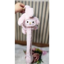 Lav Mer Kids Kuromi Desenli Peluş Kulak Isıtıcı – Sevimli ve Sıcacık Kız Çocuk Kulaklığı - Pembe