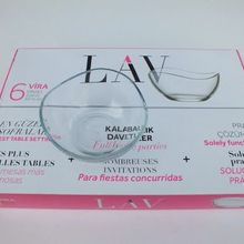 Lav VIR261 6'lı Cam Kase Seti