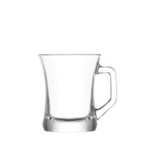 Lav Zen Plus Kulplu 3'lü Çay Bardağı