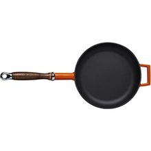Lava 24 CM Turuncu Metal Saplı Döküm Kızartma Tavası