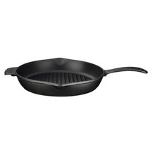 Lava 28 cm Siyah Mat Yuvarlak Izgara Tavası