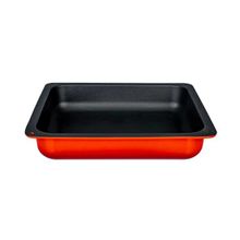 Lava 35x32 CM Kırmızı Döküm Dikdörtgen 2/3 Gastronomi Küvet