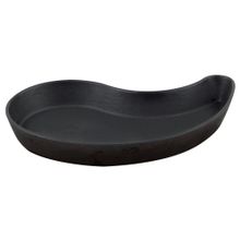 Lava Damla Şekilli 10x20 cm Döküm Demir Fajita Tavası