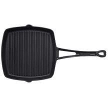 Lava Döküm 26x26 cm Kare Tek Kulplu Izgara Tava