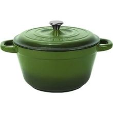 Lava Döküm Demir Kapak New Heritage Serisi Çap 26 cm Yeşil Döküm Yuvarlak Tencere