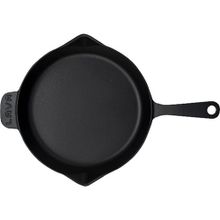 Lava Döküm Demir Saplı Yuvarlak 28 cm Izgara Tava