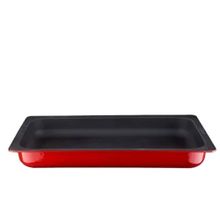 Lava Döküm Dikdörtgen 1/1 Ölçü 32x53 cm Kırmızı Gastronomi Küvet