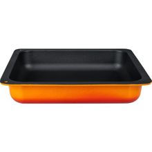 Lava Döküm Gn 2/3 İç Renk Siyah Ölçü 35x32 cm Turuncu Gastronorm Küvet