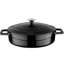 Lava Folk Yayvan 24 cm 2,4 lt Siyah Döküm Tencere