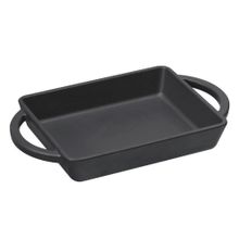 Lava LV ECO P TV 12x15 cm Kulplu Döküm Demir Siyah Izgara Tava