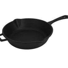 Lava LV ECO Y STV 24 Döküm Demir Yekpare Saplı Çap 24 cm Siyah Döküm Yuvarlak Kızartma Tavası