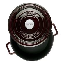Lava Majolik Mor Metal Premium Serisi Döküm Çok Amaçlı 28 cm Yuvarlak Tencere