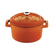 Lava Trendy 10 cm 0.35 lt Turuncu Döküm Mini Tencere