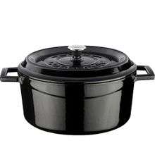 Lava Trendy Siyah 24 cm Yuvarlak Tencere