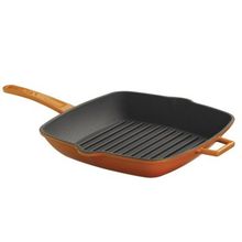Lava Turuncu Metal Saplı 26x26 cm Grill Tava