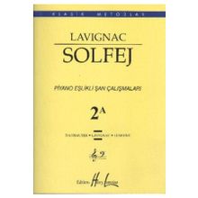 Lavignac Solfej Piyano Eşlikli Şan Çalışmaları 2A Porte Yayınları