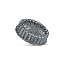 Laviss Dilimli Gri 26 cm Granit Döküm Tart Kalıbı