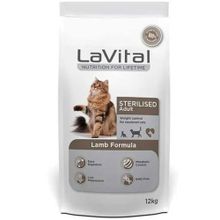 Lavital 12 kg Kilo Kontrolü için Kuzulu Kısırlaştırılmış Kuru Kedi Maması