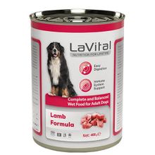 Lavital 400 gr Adult Kuzulu Bağışıklık Sistemi Destekleyici Yetişkin Köpek Konservesi