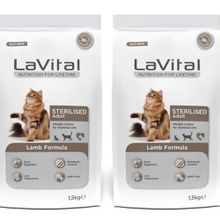 Lavital Kuzulu Premium 2x1.5 KG Kısır Kedi Maması