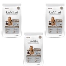Lavital Premium Kuzulu 3x1.5 kg Kısır Kedi Maması