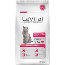 Lavital Sterilised Adult Somonlu 1.5 kg Kedi Maması