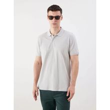 Lcwaıkıkı Classic Gri Polo Yaka Kısa Kollu Pike Erkek Tişört