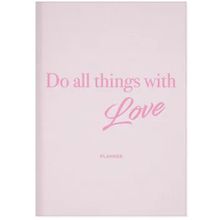 Le Color 15 x 21 cm Pembe Keten Süresiz Planlayıcı Ajanda Defter