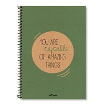 Le Color 2015074/3 Yeşil A4 Eco Kraft Spiralli Düz Defter