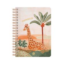 Le Color Çizgili Zürafa 17x24 cm Marrakech Spiralli Defter