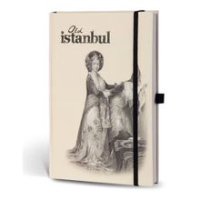 Le Color Eski İstanbul Journal Çizgili Lastikli Sultan Defter