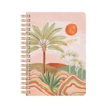 Le Color Kareli Palmiye 17x24 cm Marakeş Spiralli Defter
