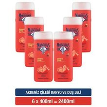 Le Petit Marseillais 6x400 ml Akdeniz Çileği Duş Jeli