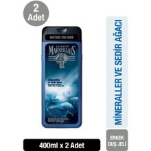 Le Petit Marseillais Men 2x400 ml Mineraller Ve Sedir Ağacı Duş Jeli