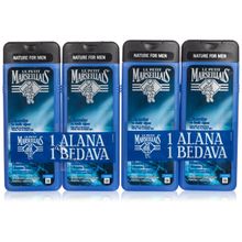 Le Petit Marseillais Men 4x400 ml Mineraller ve Sedir Ağacı Duş Jeli