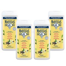 Le Petit Marseillais Vanilya Sütü 4x650 ml Duş Jeli