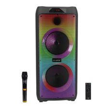 Leader LP-8100 8 incx2 RGB Taşınabilir Ses Sistemi